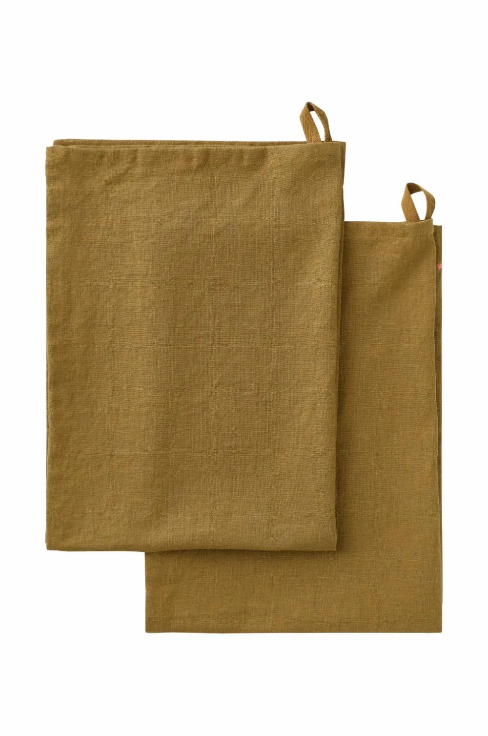 Ellos Køkkentekstiler-Home Viskestykke Elly i genanvendt halvlinned 2-pak