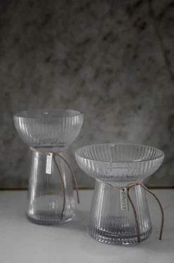 ERNST Vaser-Stribet løgvase Ø 11 cm, h 11 cm