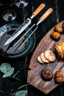 Forged Køkkenknive & Knivtilbehør-Stekgaffel Olive SdV