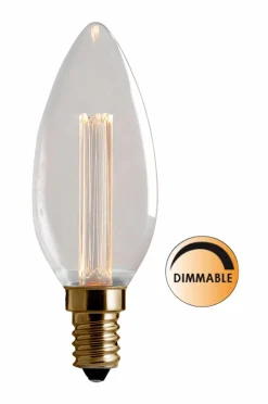 Globen Lighting Lyskilder-Pære Laser LED Kronepære dæmpbar