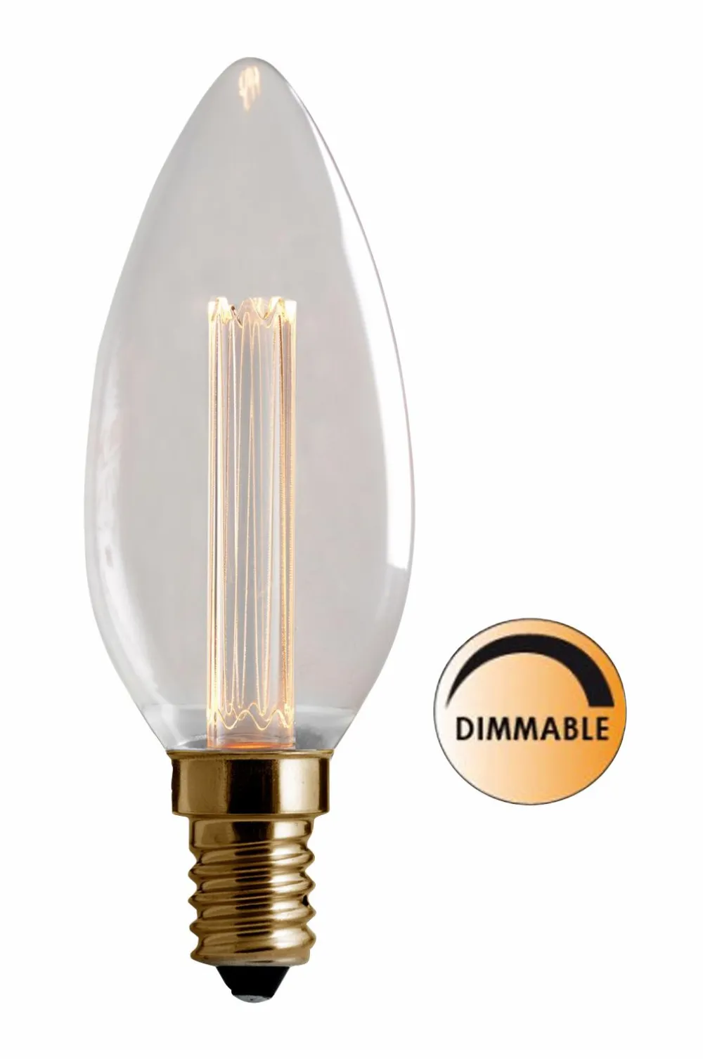 Globen Lighting Lyskilder-Pære Laser LED Kronepære dæmpbar