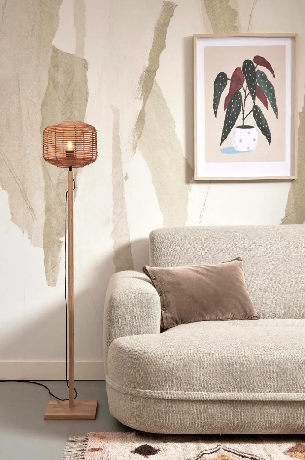 Good&Mojo Gulvlamper-Gulvlampe lige Tanami