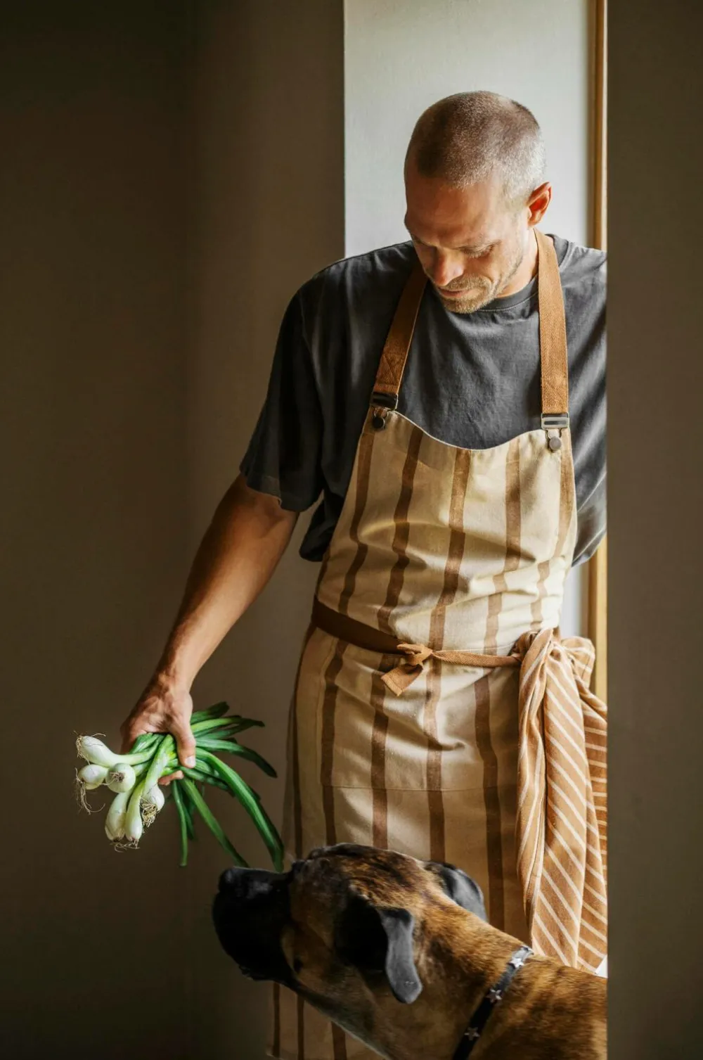 Gustav Ovland Køkkentekstiler-Forklæde Belona