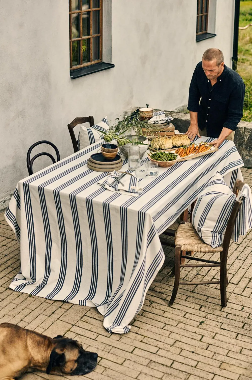 Gustav Ovland Køkkentekstiler-Køkkenhåndklæde Apell 2-pak