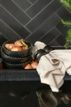 Halvor Bakke Bordtekstiler-Kuruman Servietringe 4-pk