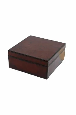 Halvor Bakke Småopbevaring-Opbevaringsboks i læder med låg