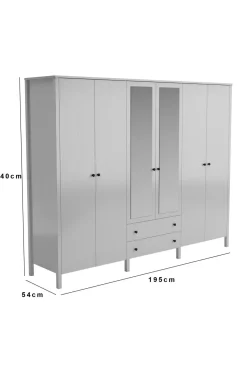 Hanah Home Garderobeskabe-Garderobe Selena