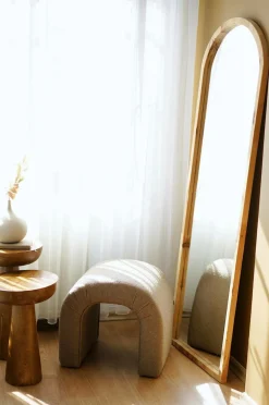 Hanah Home Puffer & Fodskamler-Pouffe-Cookie