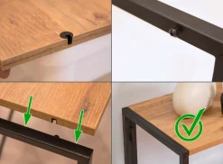 Hanah Home Tv-Bænke-Tv StativTanner