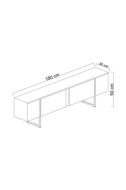 Hanah Home Tv-Bænke-TV-bænk Laurel