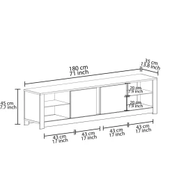 Hanah Home Tv-Bænke-TV-bænk Lina