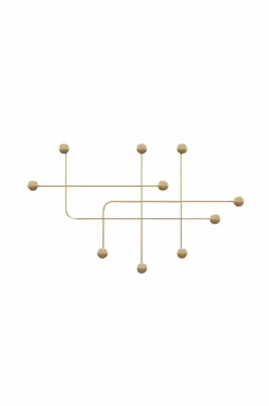 Hanah Home Reoler Og Opbevaring-Vægkrog i metal - Alina