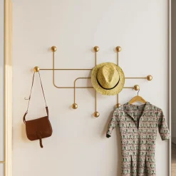 Hanah Home Reoler Og Opbevaring-Vægkrog i metal - Alina