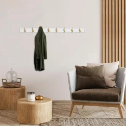 Hanah Home Reoler Og Opbevaring-Vægkrog i træ Sila Wight