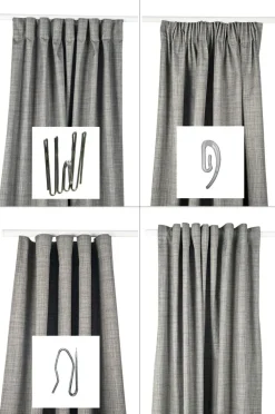 Hasta Gardintilbehør-Combobånd 85 mm bredde