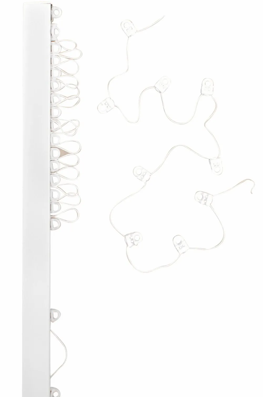 Hasta Gardintilbehør-Gardinskinne Alex Wave 250 cm