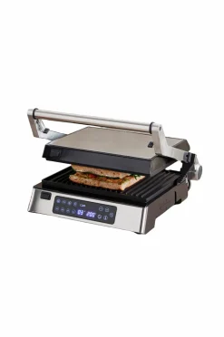 Haws Små Køkkenmaskiner-Bordgrill / Panini-grill med digitalt termometer 2000W