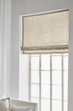 Himla Foldegardiner|Hørgardiner-Romersk gardin Ebba