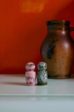 HKliving Husholdningsartikler-70'er-keramik: peber og salt, Baroque