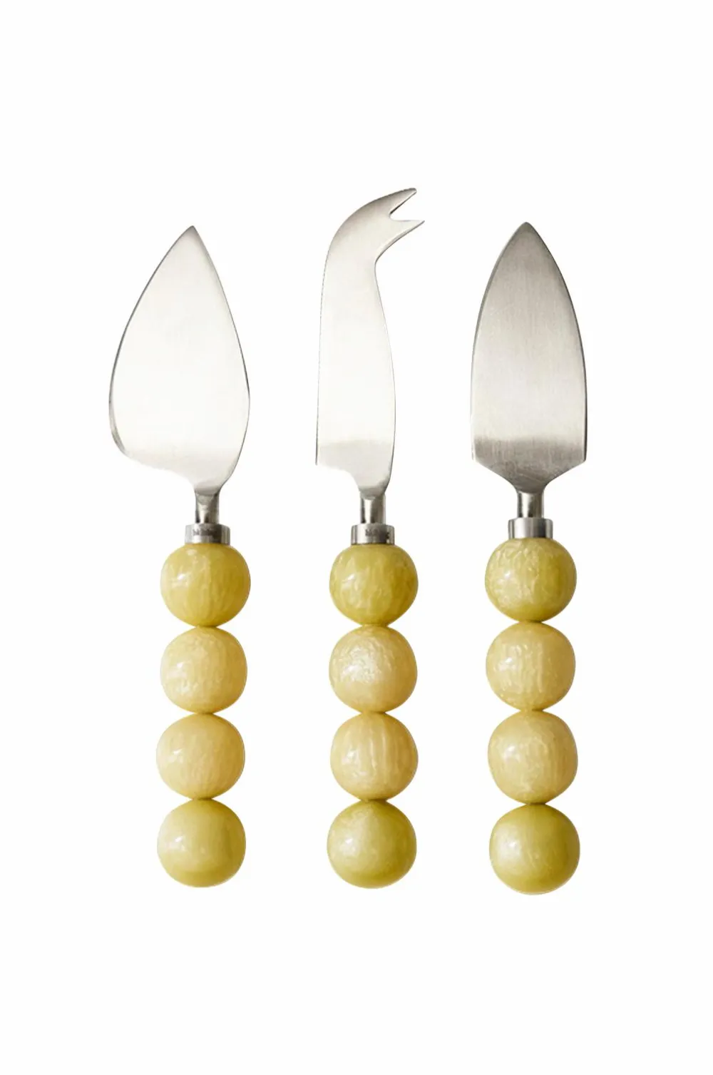 HKliving Husholdningsartikler-Osteknive Lemon (sæt med 3)