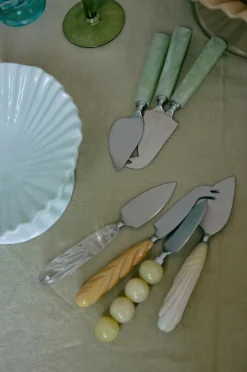 HKliving Husholdningsartikler-Osteknive Lemon (sæt med 3)