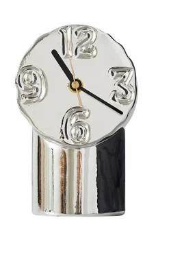 HKliving Pynteting-Retro keramisk ur H. 17,5 cm