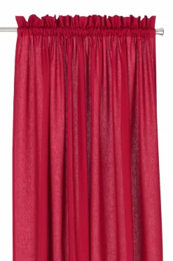 &Home Julegardiner|Gardinlængder Med Løbegang-Gardin med løbegang i halvpanama 2-pak