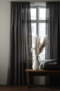 &Home Gardinlængder Med Løbegang|Julegardiner-Gardin med løbegang i halvpanama 2-pak