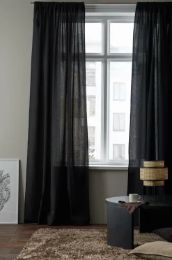 &Home Julegardiner|Gardinlængder Med Løbegang-Gardin med løbegang i halvpanama 2-pak