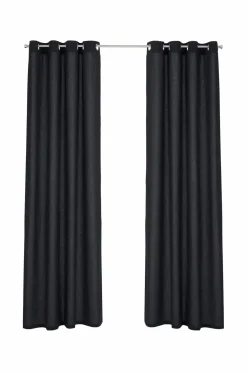 &Home Julegardiner|Gardiner Med Sejlring-Gardin med ringe i halvpanama 2-pak