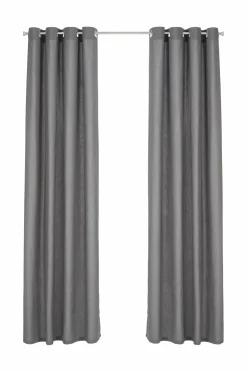 &Home Julegardiner|Gardiner Med Sejlring-Gardin med ringe i halvpanama 2-pak