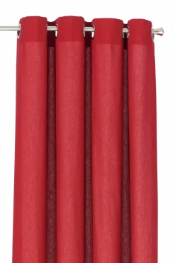 &Home Julegardiner|Gardiner Med Sejlring-Gardin med ringe i halvpanama 2-pak