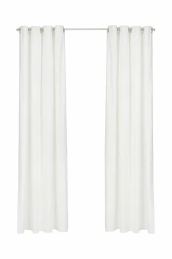 &Home Julegardiner|Gardiner Med Sejlring-Gardin med ringe i halvpanama 2-pak