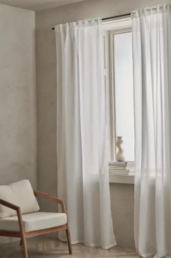 &Home Gardinlængder Med Rynkebånd-Gardinlængde med multibånd Dani 2-pak