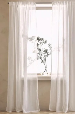 &Home Gardinlængder Med Rynkebånd-Gardinlængde med multibånd Mila 2-pak