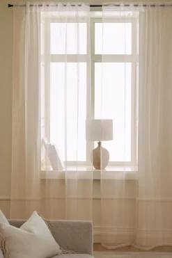 &Home Gardinlængder Med Rynkebånd-Multibåndsgardin Delilah 2-pak