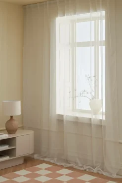 &Home Gardinlængder Med Rynkebånd-Multibåndsgardin Delilah Wide ekstra bred 1-pak