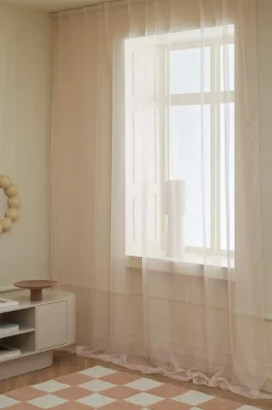 &Home Gardinlængder Med Rynkebånd-Multibåndsgardin Delilah Wide ekstra bred 1-pak