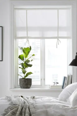 &Home Julegardiner|Foldegardiner-Roll up-gardin af halvpanama