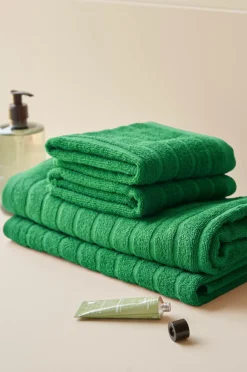 &Home Badeværelsestekstiler-Sæt med frottéhåndklæder Day 4 dele