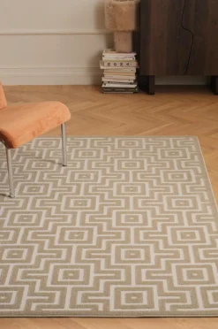 &Home Fladvævede Tæpper-Tæppe Daisy Square