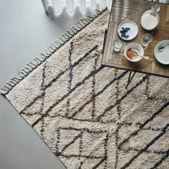 House Doctor Bomulds- & Kludetæpper-Tæppe, HDIndi