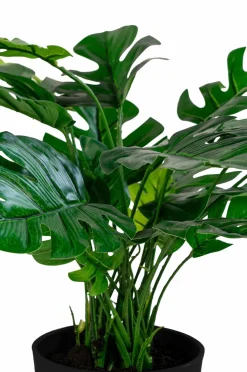 House Nordic Planter & Blomster-Kunstig Monstera. Plante af PE-plast. Ø 40 cm.