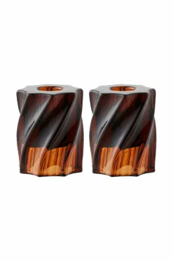 House Nordic Lysestager & Lanterner-Lysestage, - sæt med 2