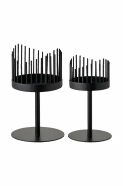 House Nordic Lysestager & Lanterner-Lysestage, - sæt med 2