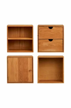 House Nordic Reoler Og Opbevaring-Væghylder, Townsville - sæt med 4