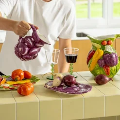 &k Amsterdam Borddækning & Servering-Vinglas kronblad sæt med 2