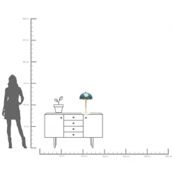 KARE Design Bordlamper-Bordlampe Lia Midnight 50 cm