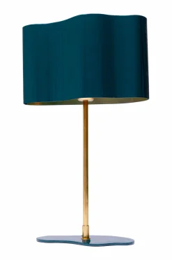 KARE Design Bordlamper-Bordlampe Cloudy Oval Petrol 49cm