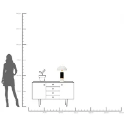 KARE Design Bordlamper-Bordlampe Josy Hvid 51cm